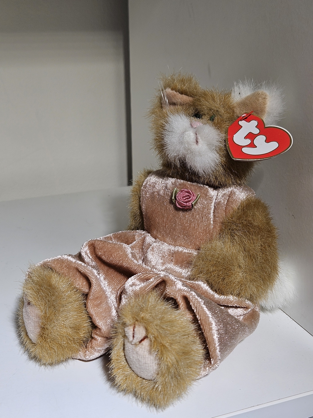 Ty Beanie Babies "Pouncer" the Kitty Cat Attic Treasures Collection